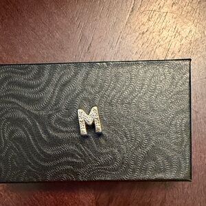 Elegant Silver 'M' Pandora Charm